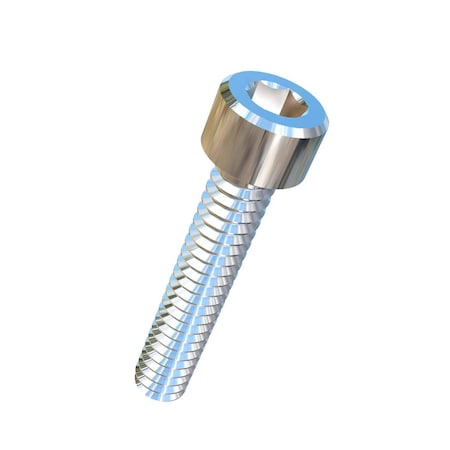 Allied Titanium #10-24 Socket Head Cap Screw, Socket, Plain Titanium, 1 in Length 0016978